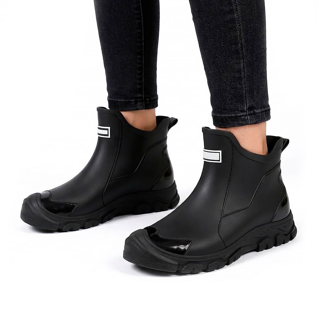 Women's Waterproof Ankle Boots with High-Grip Sole