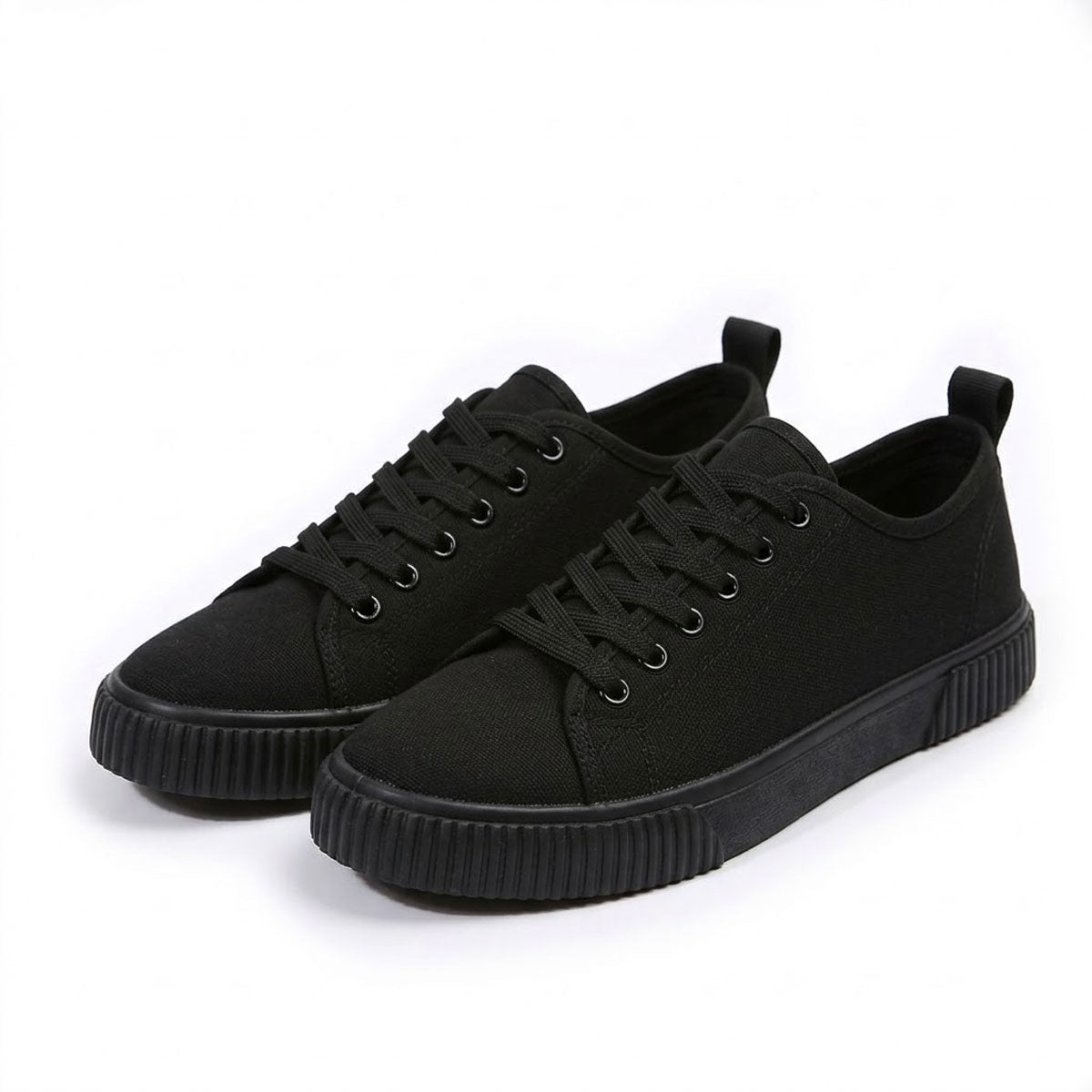 Women's Breathable Canvas Lace-Up Trainers
