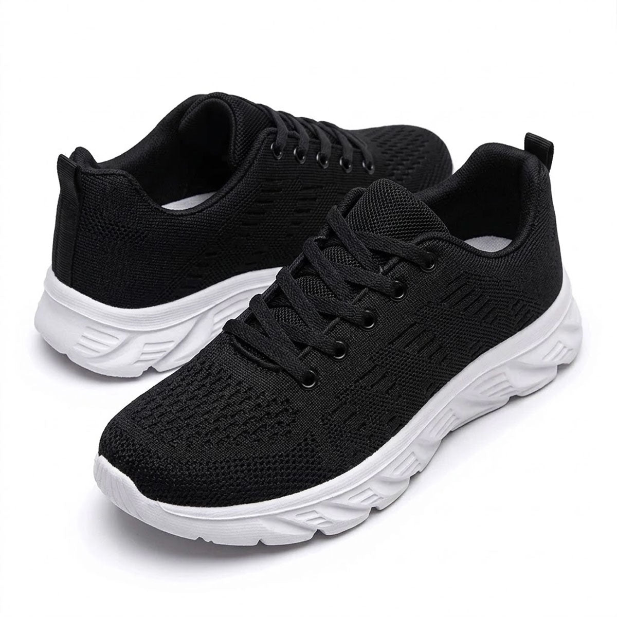 Women's Breathable Mesh Chunky Sole Trainers