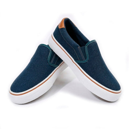 Women's Canvas Slip-On Platform Trainers