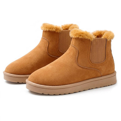 Women's Faux-Fur Lined Chelsea-Style Winter Boots