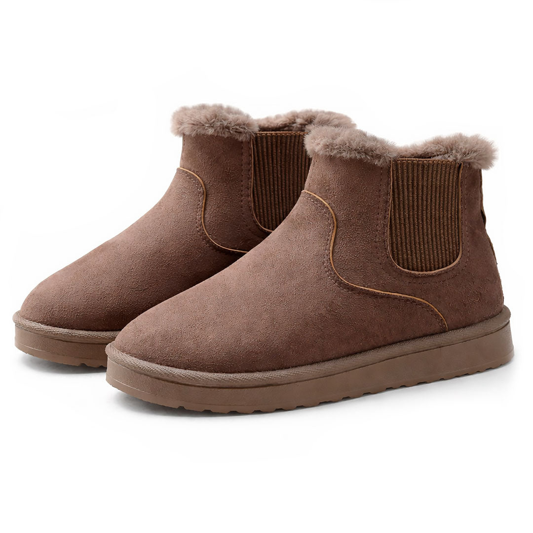 Women's Faux-Fur Lined Chelsea-Style Winter Boots