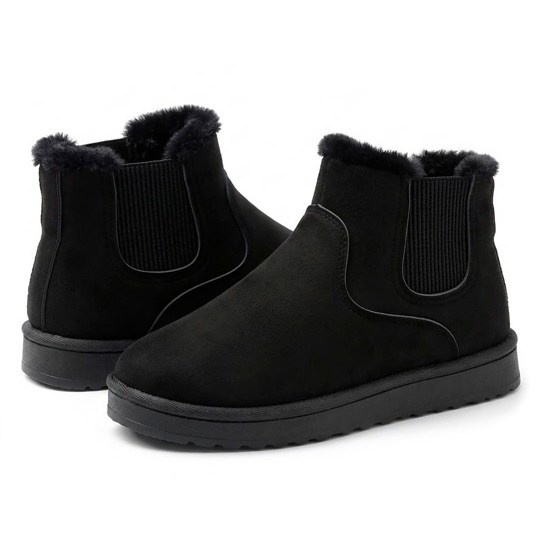 Women's Faux-Fur Lined Chelsea-Style Winter Boots