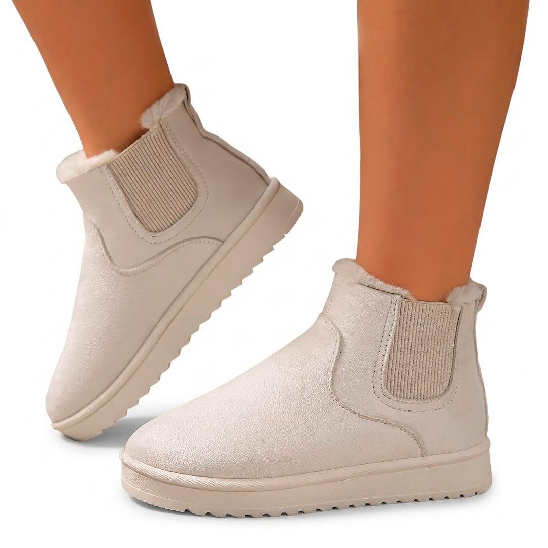 Women's Faux-Fur Lined Chelsea-Style Winter Boots