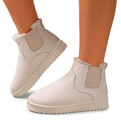 Women's Faux-Fur Lined Chelsea-Style Winter Boots