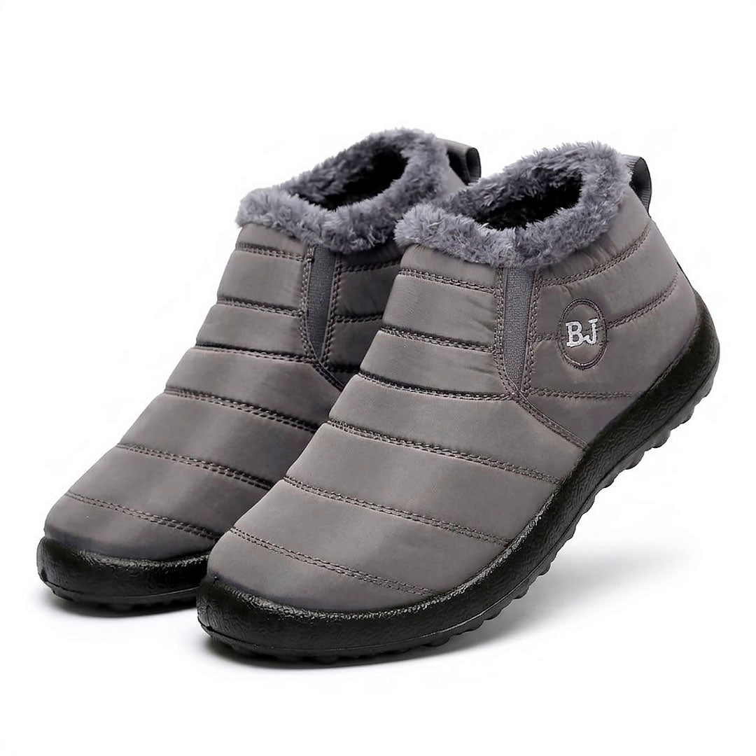 Women's Quilted Faux-Fur Lined Winter Ankle Boots