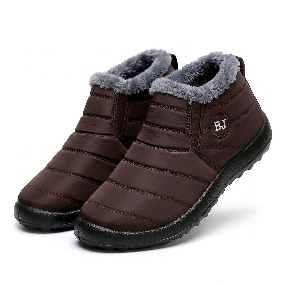 Women's Quilted Faux-Fur Lined Winter Ankle Boots