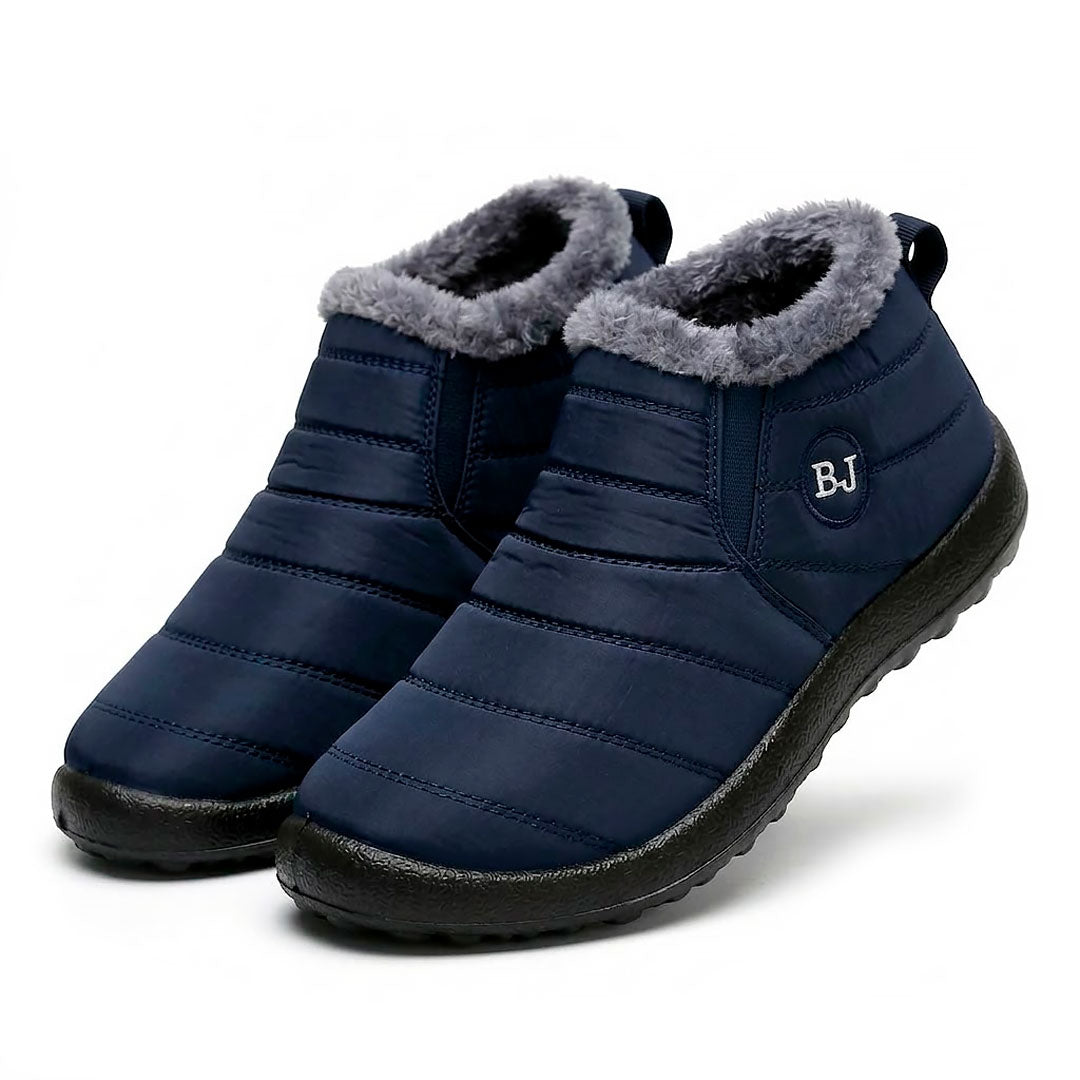 Women's Quilted Faux-Fur Lined Winter Ankle Boots