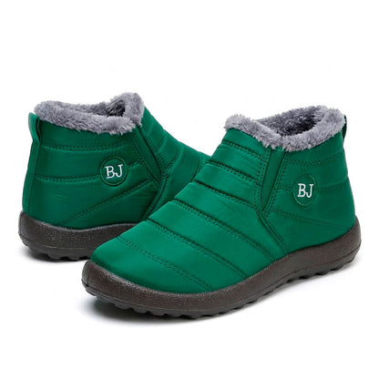 Women's Quilted Faux-Fur Lined Winter Ankle Boots