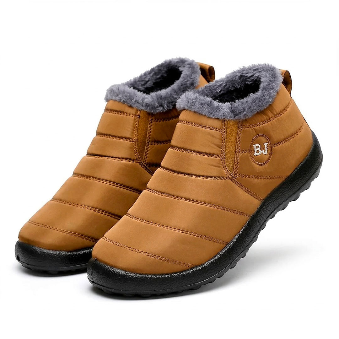 Women's Quilted Faux-Fur Lined Winter Ankle Boots