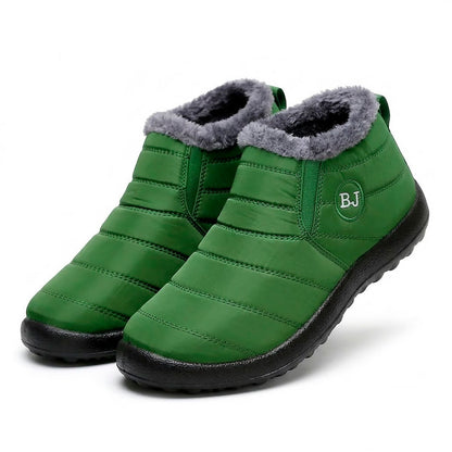 Women's Quilted Faux-Fur Lined Winter Ankle Boots