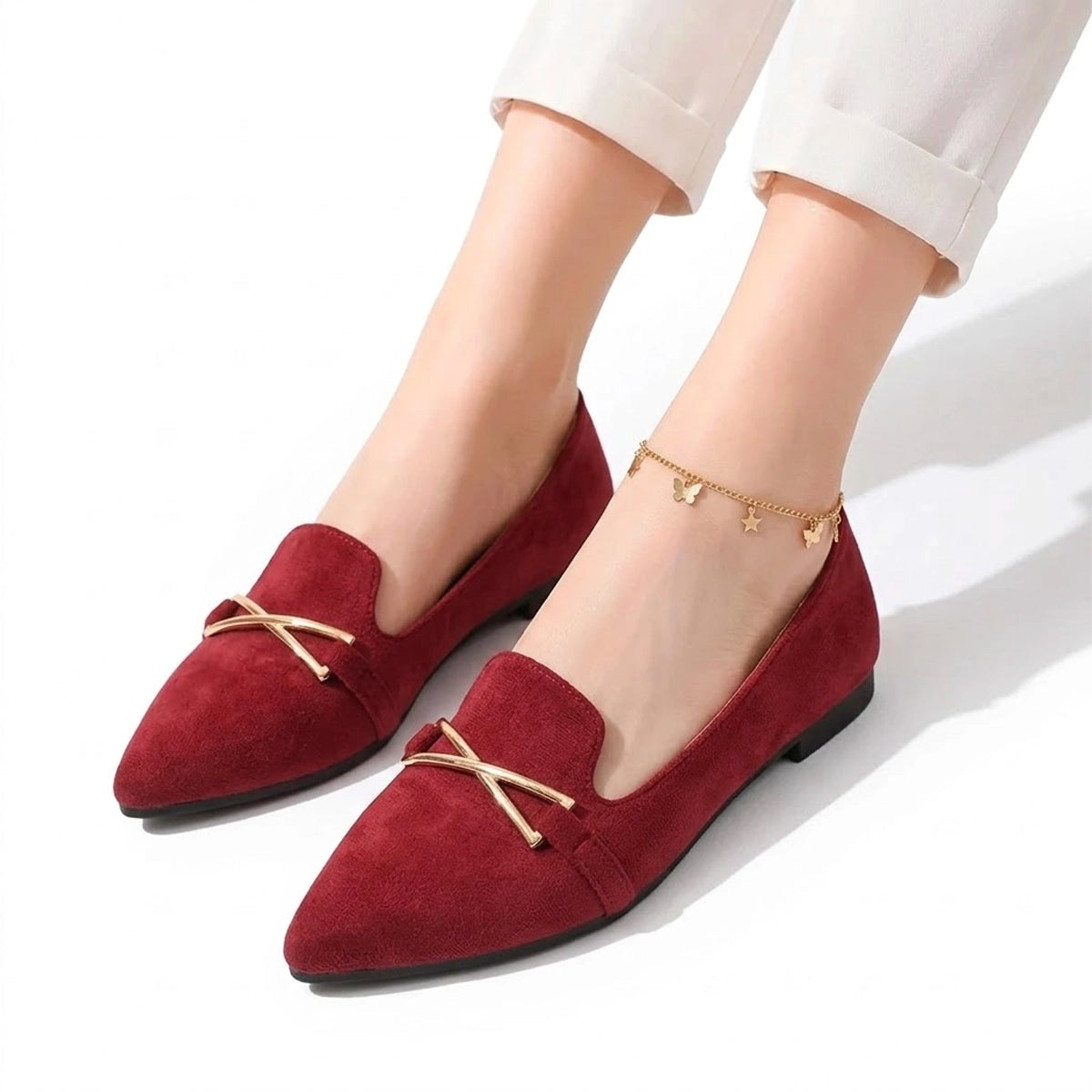 Women's Soft-Touch Pointed Toe Flats