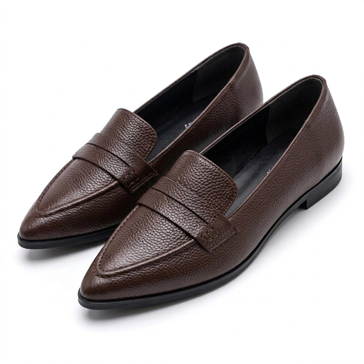 Women's Textured Pointed Toe Flats