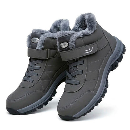 Women's Thermal Faux-Fur Winter Boots with Adjustable Strap