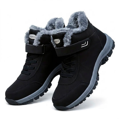 Women's Thermal Faux-Fur Winter Boots with Adjustable Strap