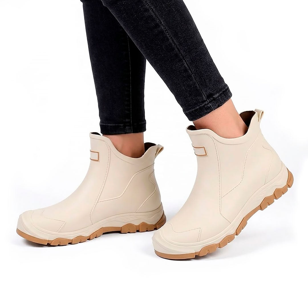 Women's Waterproof Ankle Boots with High-Grip Sole