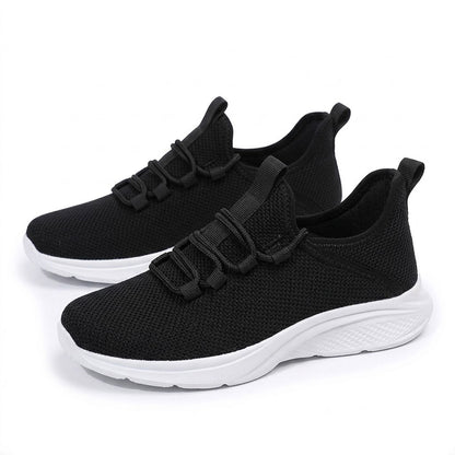 Women's Woven Knit Bungee Lace Trainers