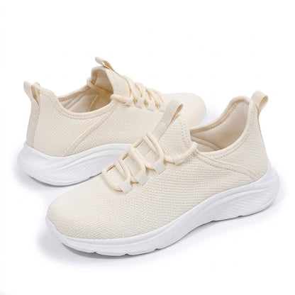 Women's Woven Knit Bungee Lace Trainers