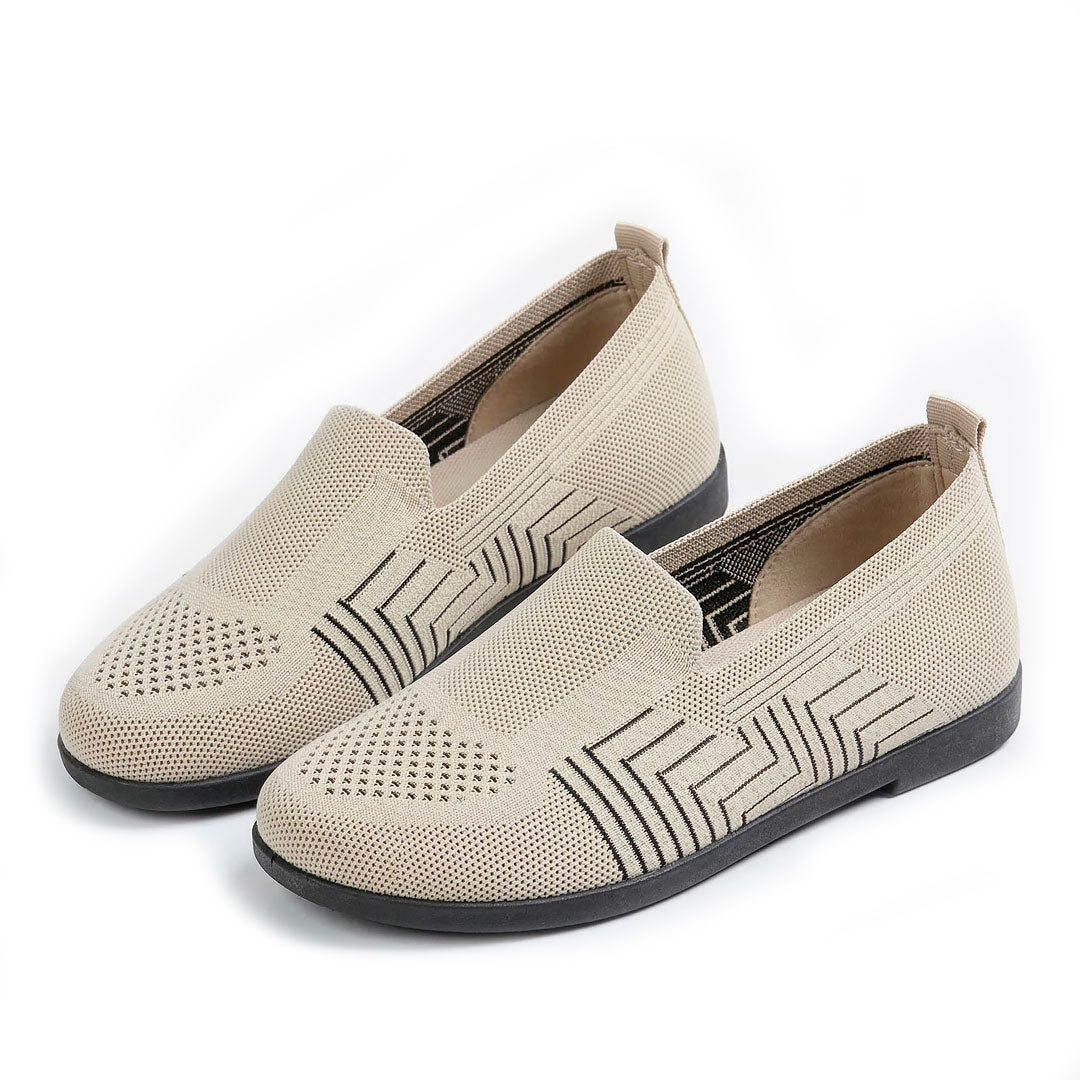 Women's Woven Knit Slip-On Flats