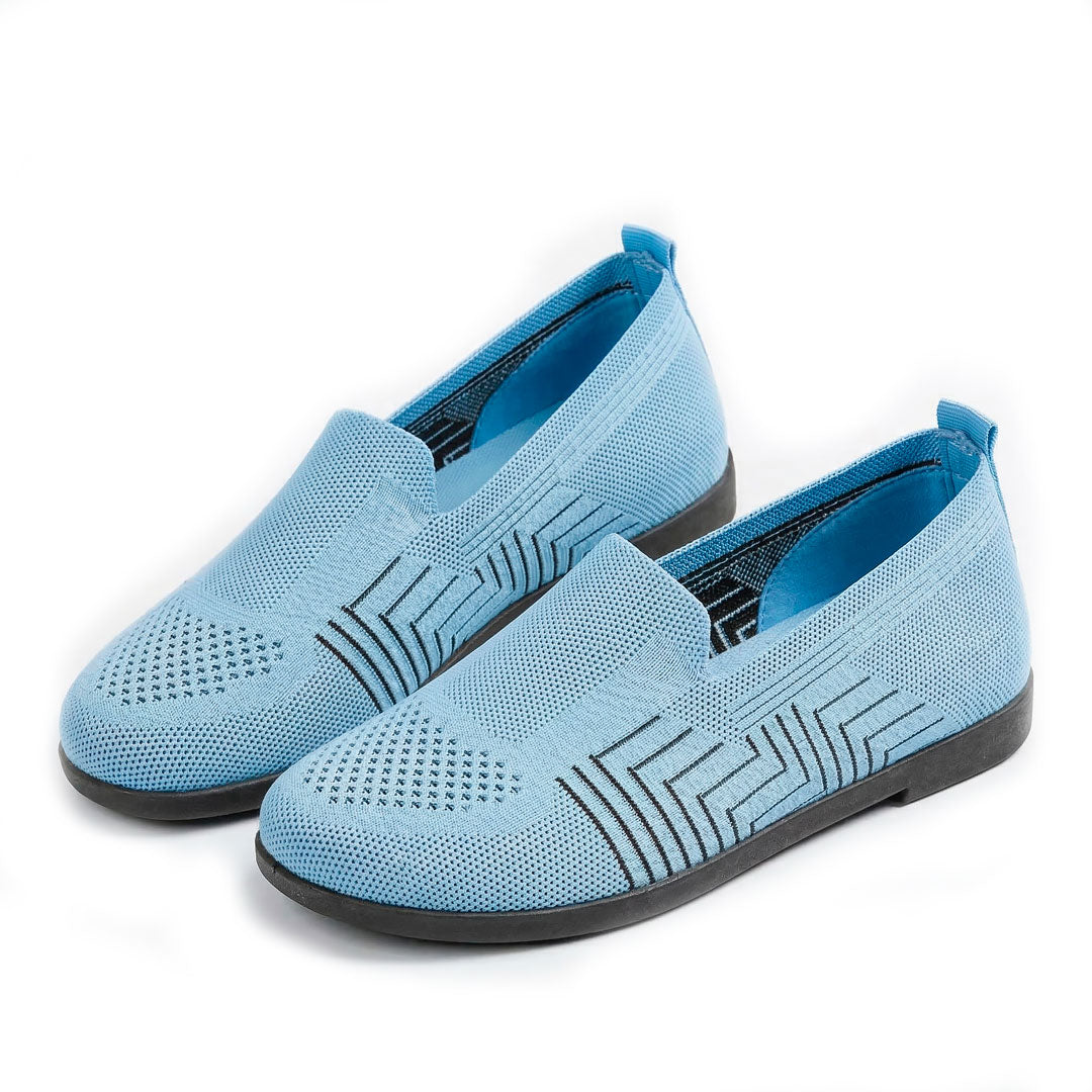 Women's Woven Knit Slip-On Flats