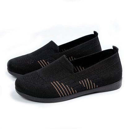 Women's Woven Knit Slip-On Flats