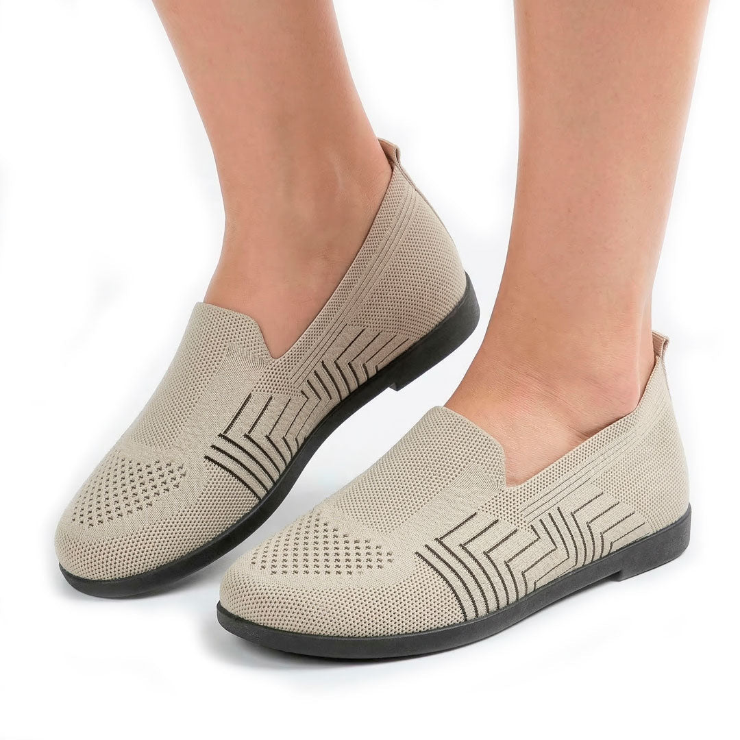 Women's Woven Knit Slip-On Flats