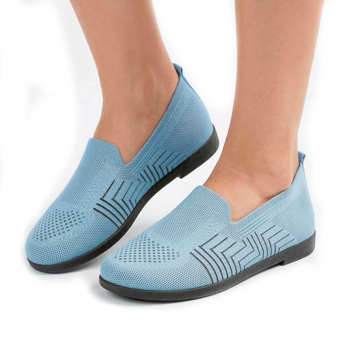 Women's Woven Knit Slip-On Flats