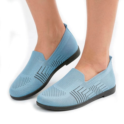 Women's Woven Knit Slip-On Flats