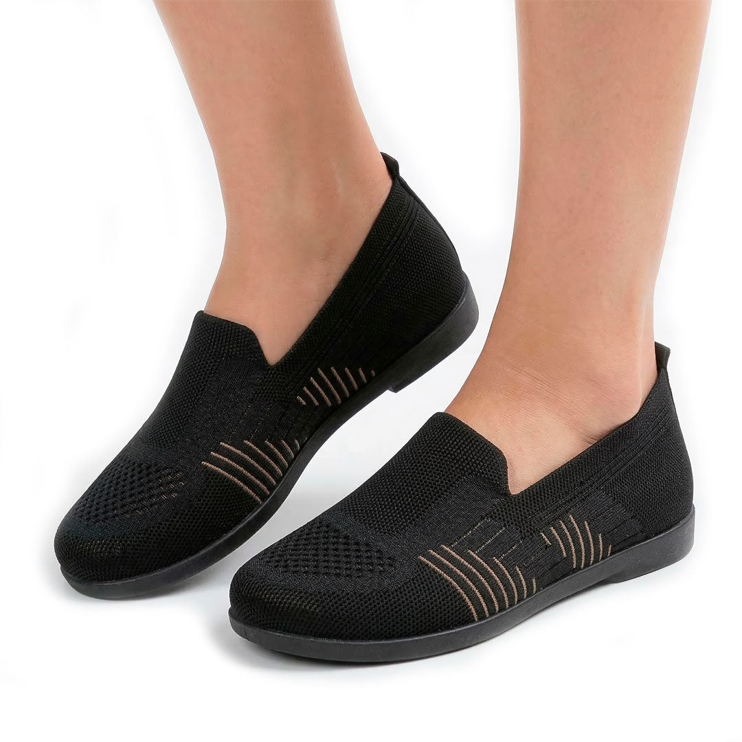 Women's Woven Knit Slip-On Flats